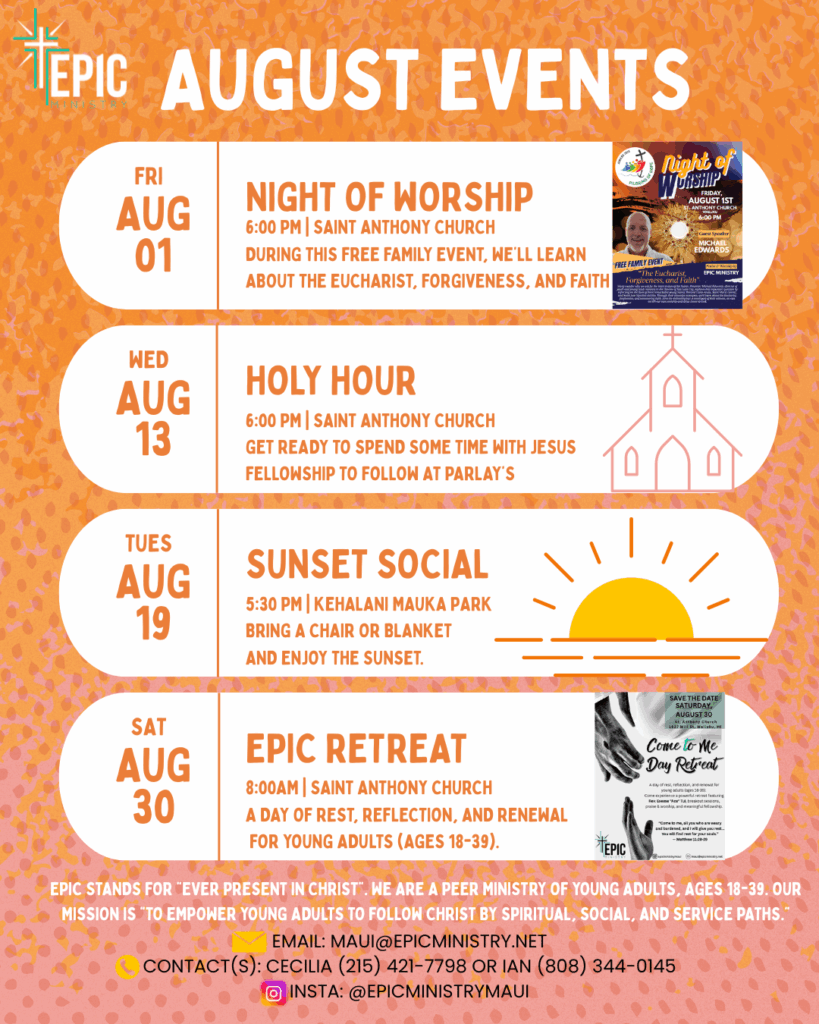 EPIC August Events