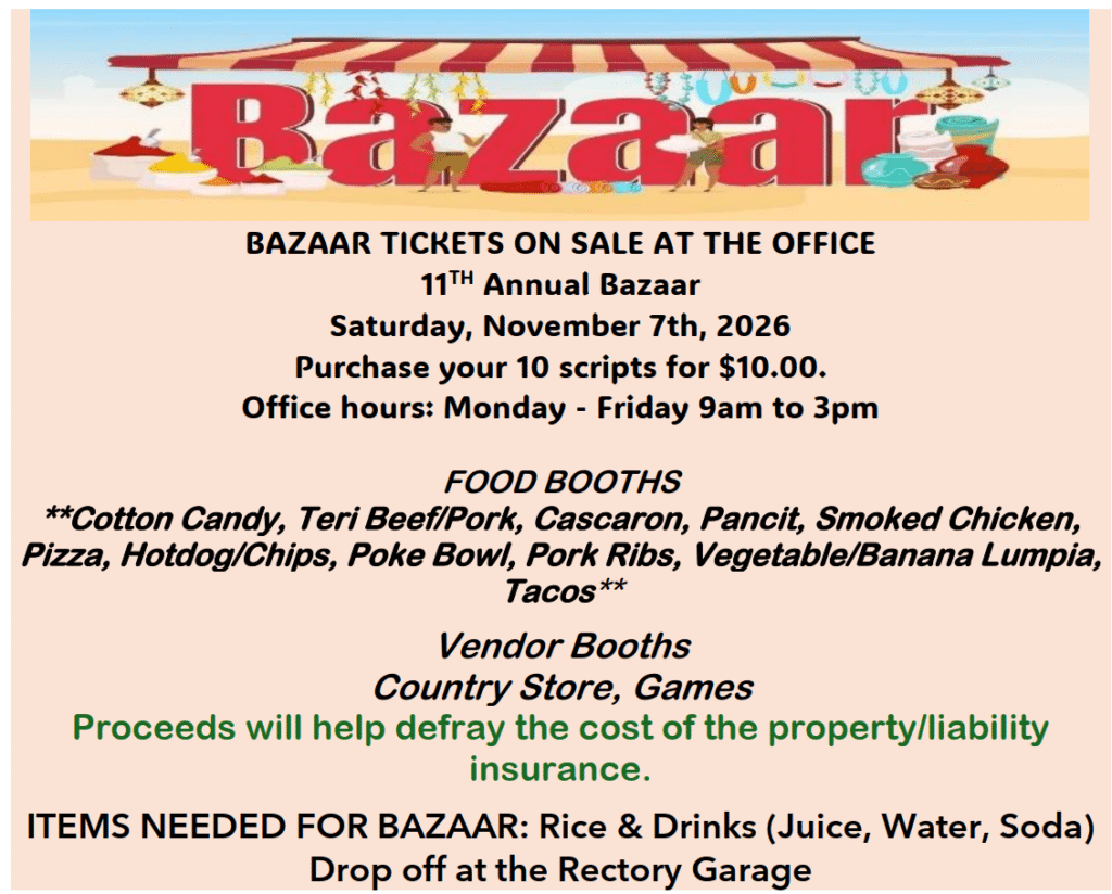 11TH Annual Bazaar